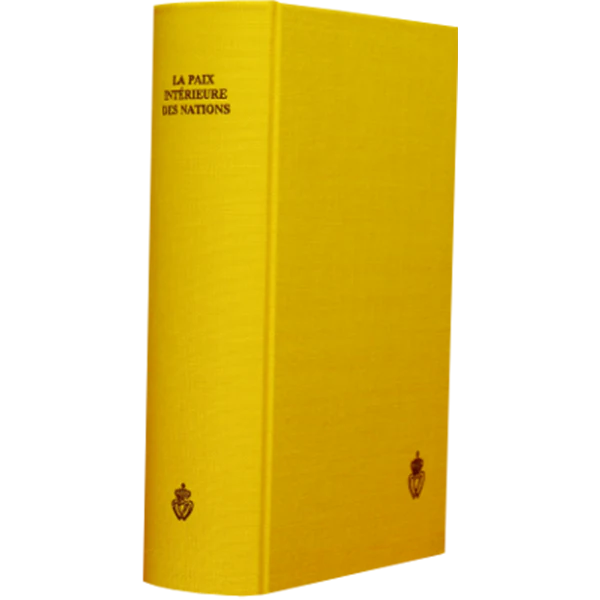 La paix intérieure des nations