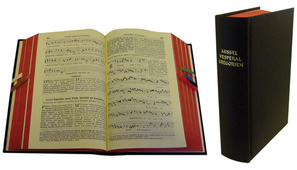 Missel vesperal gregorien