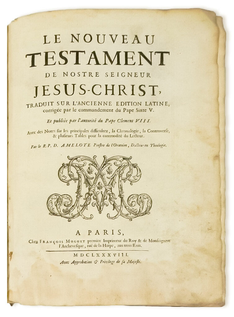 Denis Amelote Vulgate